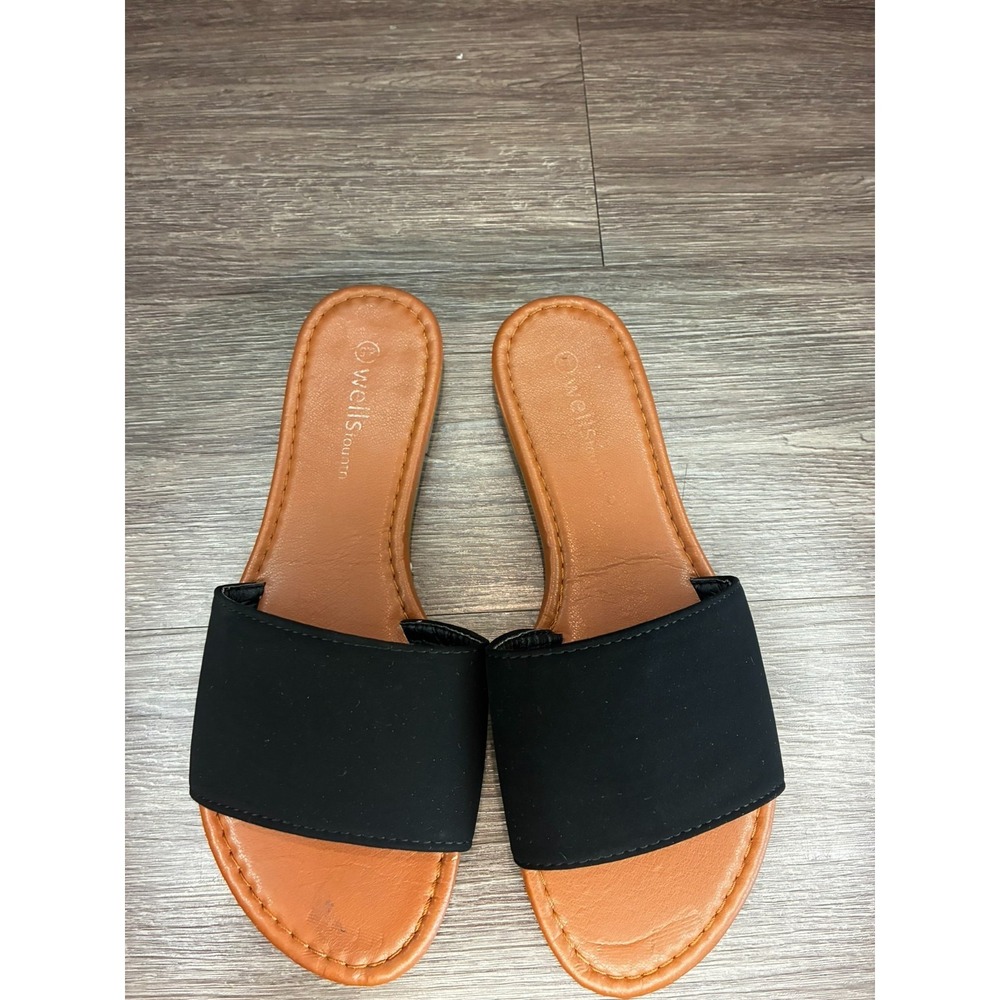 Slip On Sandal Women's Flat Comfort Open Toe Summer Casual Pre-owned
